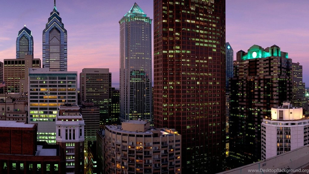 Philadelphia Skyline, Pennsylvania, USA   Wallpapers