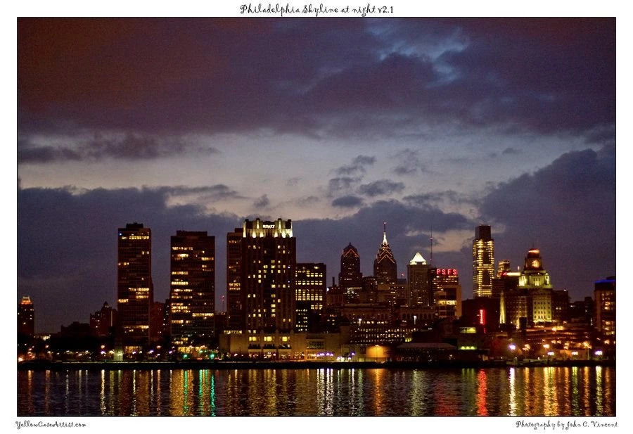 DeviantArt: More Like Philadelphia Skyline At N2.1 By Yellowcaseartist