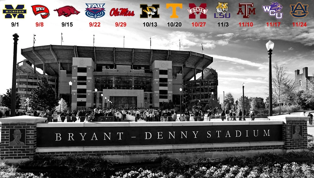 Picture For > Alabama Football Wallpapers Schedule