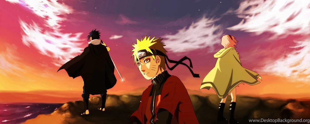 Download Wallpapers 2560x1024 Naruto, Team Of Seven, Uchiha Sasuke ...