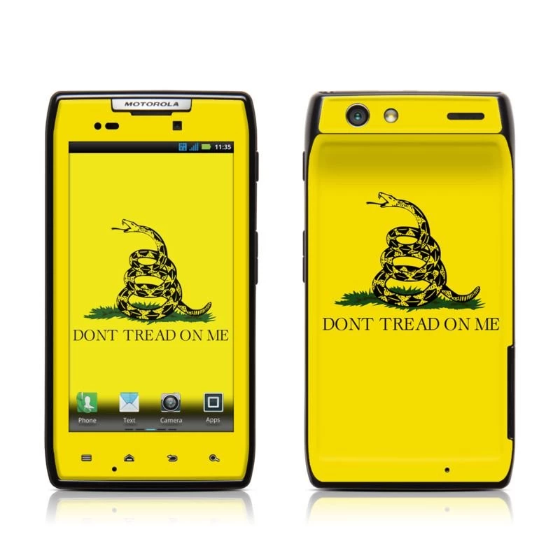 Motorola Droid Razr Skin Gadsden Flag