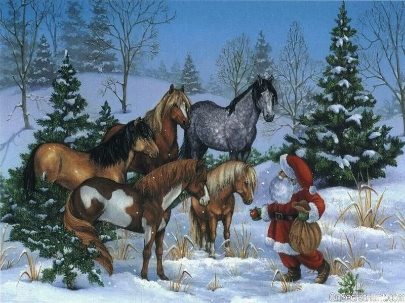 Christmas Horse Pictures   All Wallpapers New