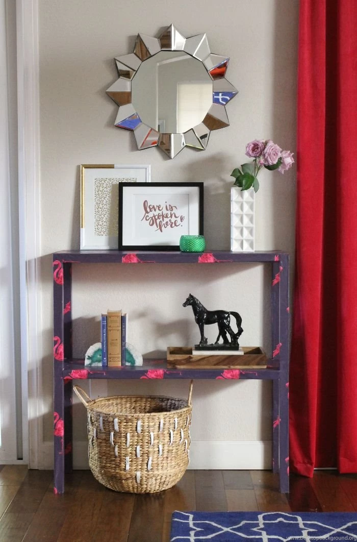 4 Wild DIY Patterned Projects Using Wallpapers   Porch Advice