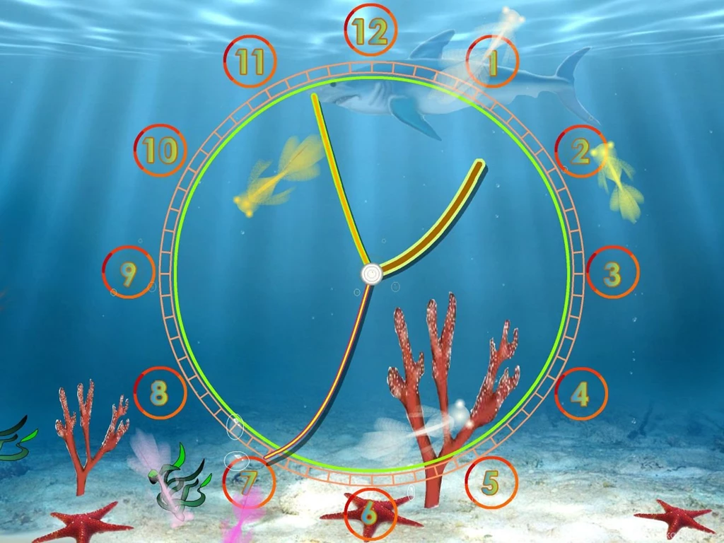 Aquarium Clock Screensaver: Always Know The Current Time With Fun!