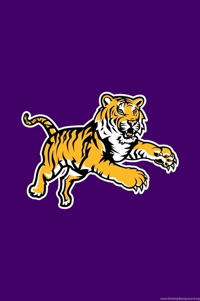 Purple LSU Tiger iPhone 4 Wallpapers (640x960)