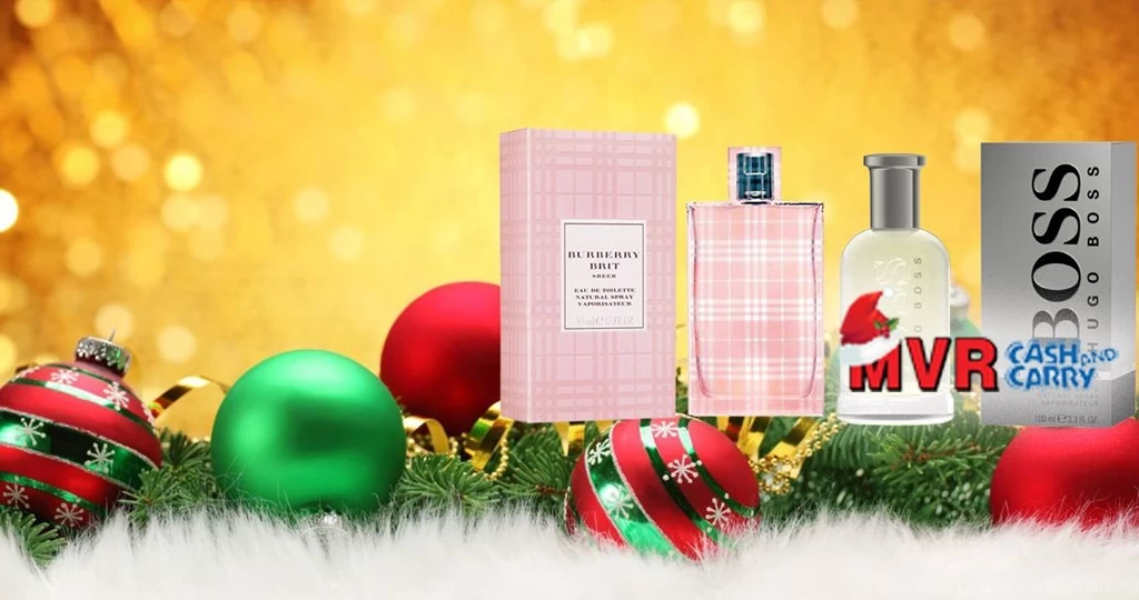 Christmas Perfumes Backgrounds MVR Cash & Carry