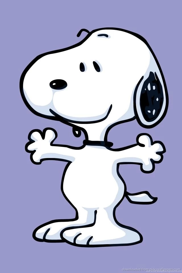 Download Snoopy Purple Backgrounds Wallpapers For iPhone 4