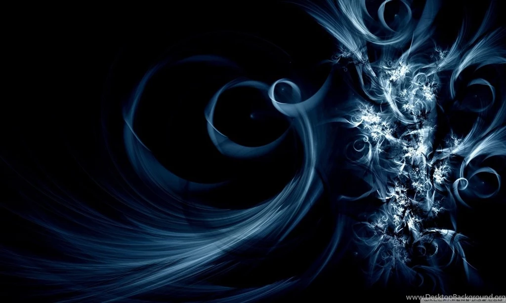 Swirly Blue Abstract HD Desktop Wallpapers : Widescreen : High ...