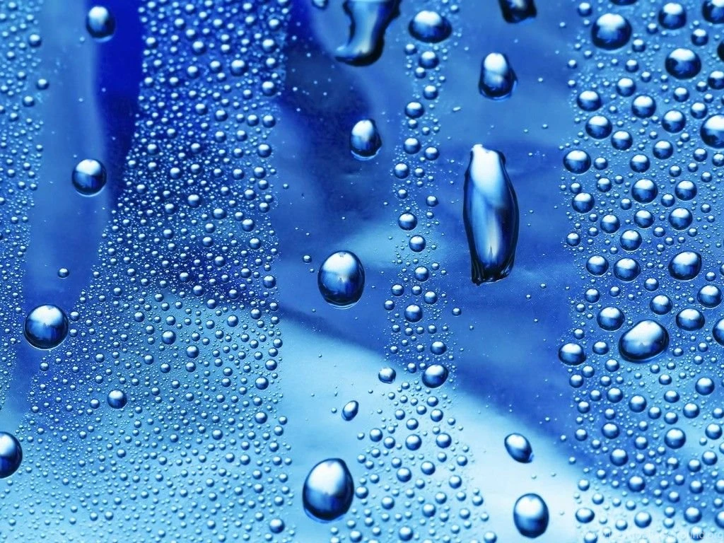 Water Drops On Glass Wallpapers