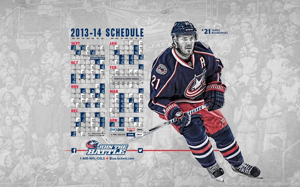 Columbus Blue Jackets   2013 14 Schedule Announcement Central ...