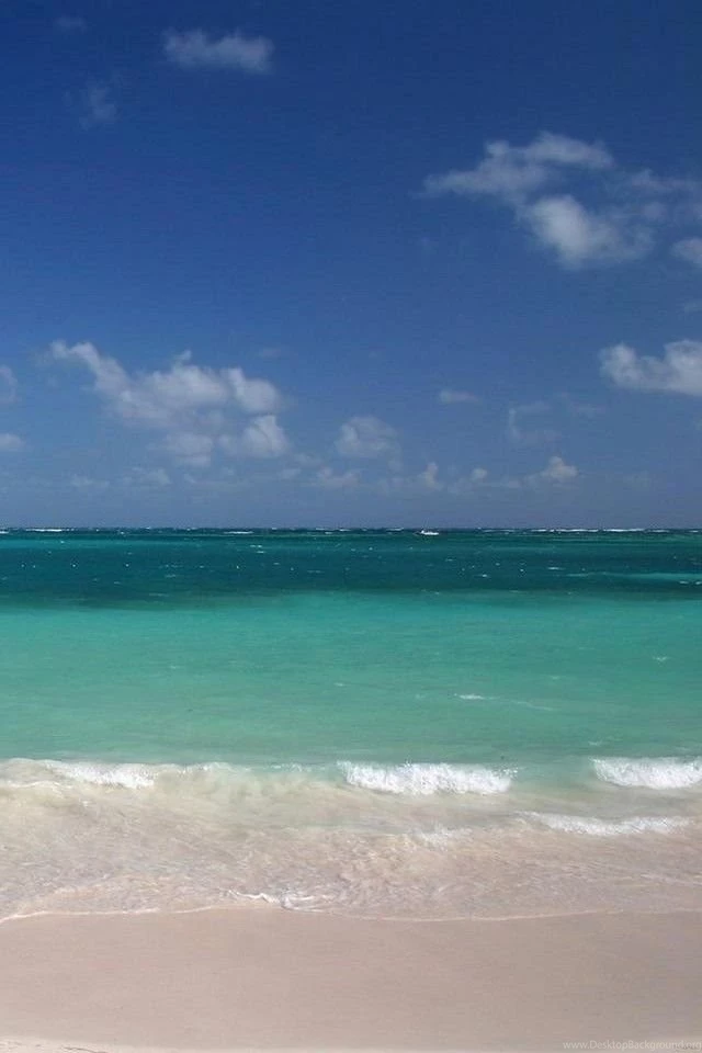 Free Iphone Wallpapers Hd: Blue Sea Beach Iphone 4 Wallpapers