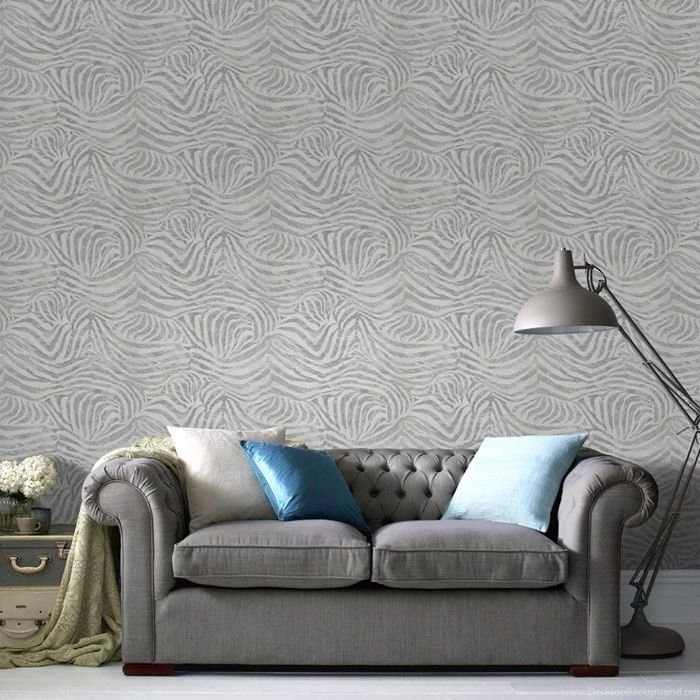 Zebra Wallpapers In White And Grey Design By Graham & Brown