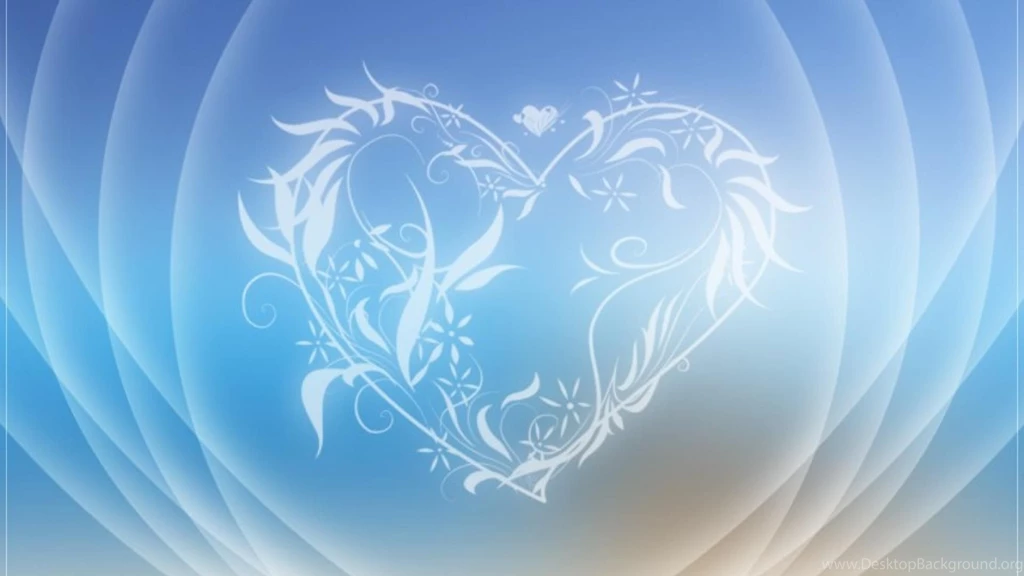 Not Enough Words Love Heart Blue Abstract HD Wallpapers Wallpapers ...