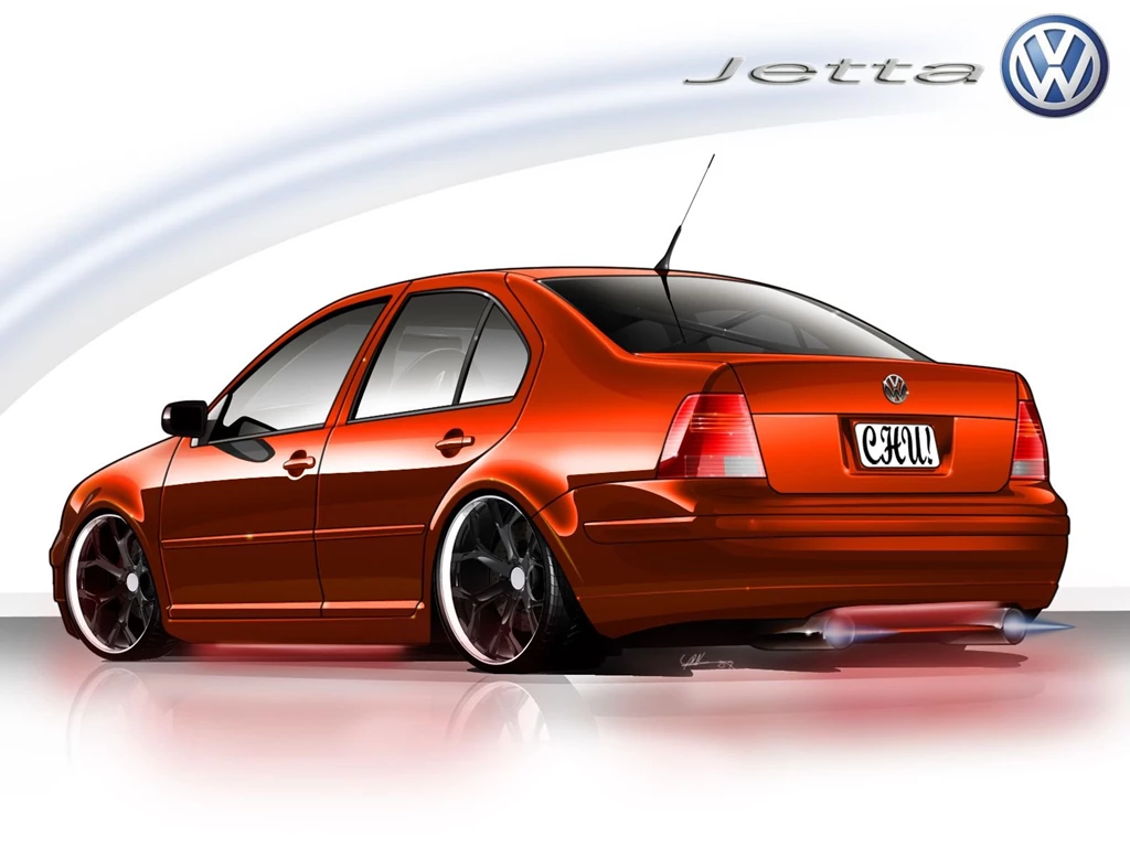 Volkswagen Jetta Cartoon   Wallpapers