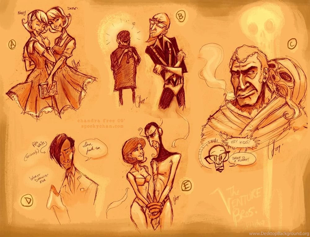 Venture Bros Season 3 Sketches By SpookyChan On DeviantArt