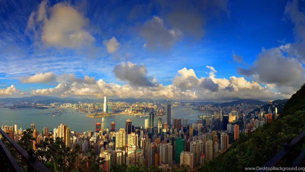 Skyscrapers: Bergen Nocturnal Panoramic Cityscape Hills Bay ...