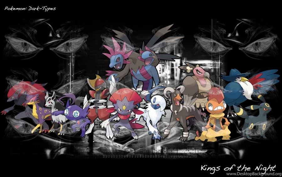 Pokemon Wallpaper: Dark Types By ShesA slyViper On DeviantArt