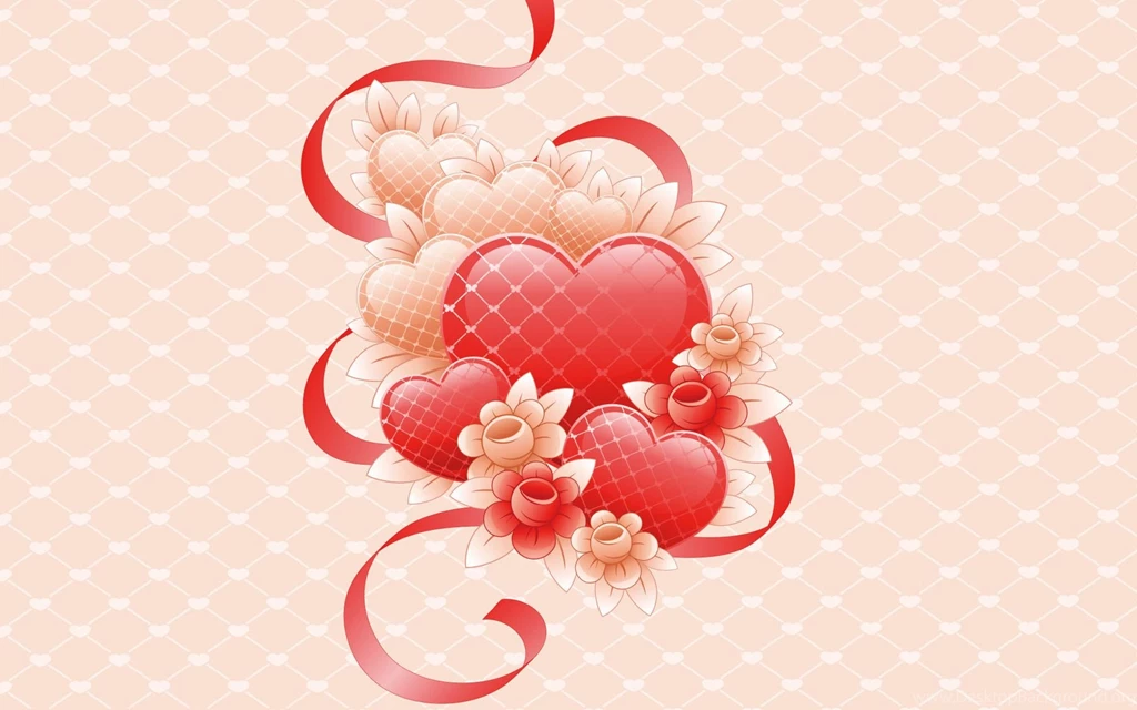 Free Cute 3D Valentine's Day Heart Picture Wallpapers Wallpapers ...