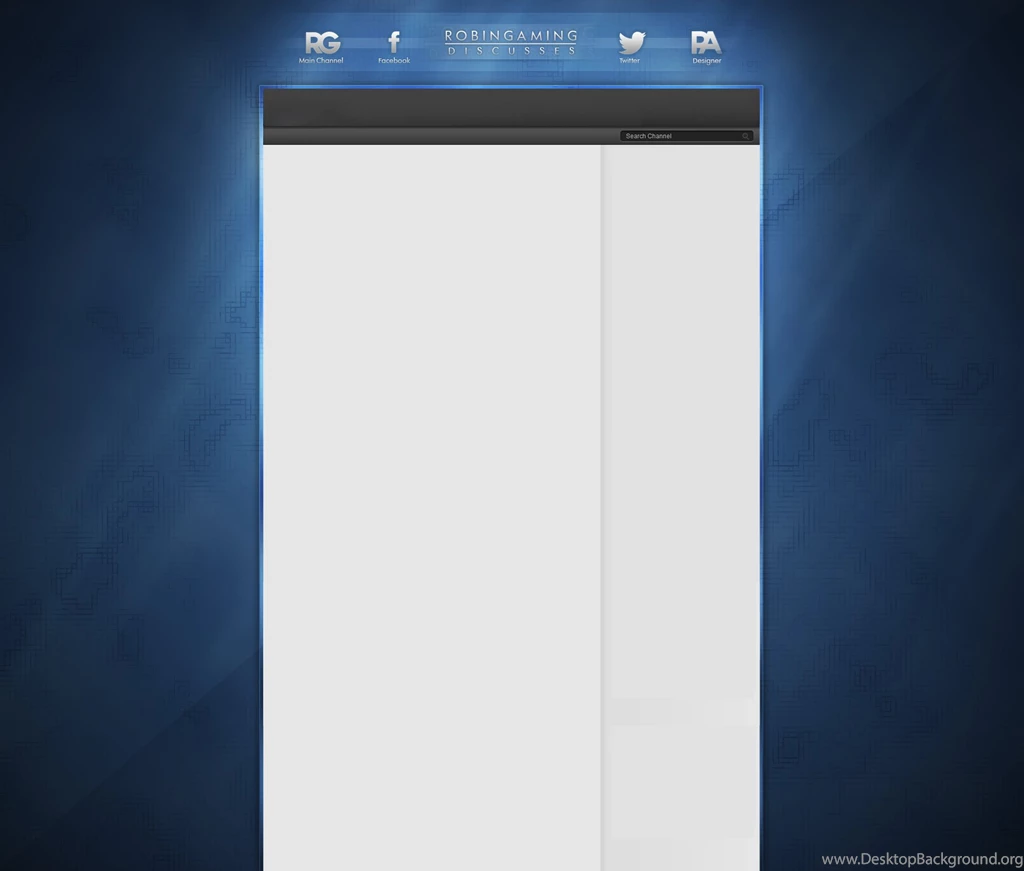 Social Media Backgrounds Robin Gaming Layout By Predzk On DeviantArt
