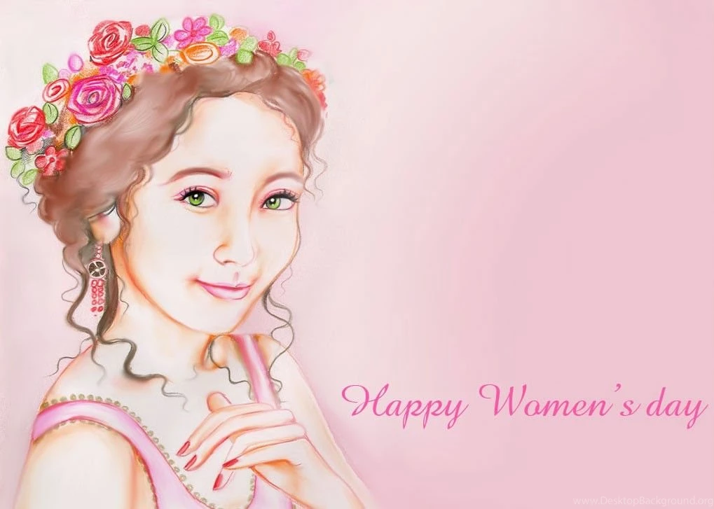 Cute Happy Women Day's 2014 Clipart Photos
