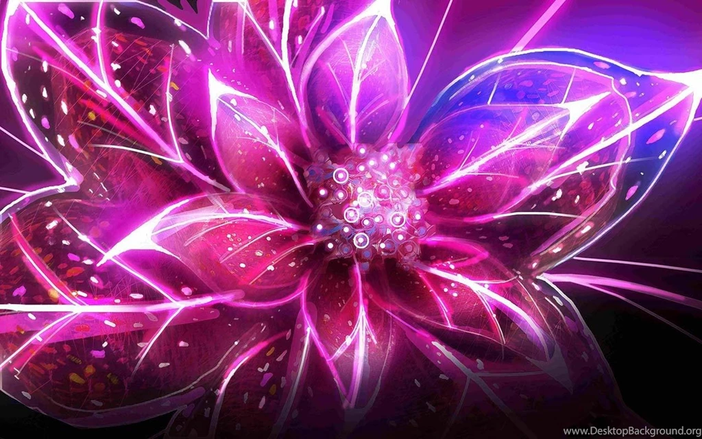 Neon Flowers Wallpapers