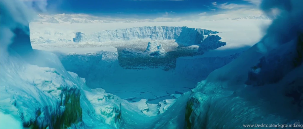 Penguin Colony In Antarctica From Happy Feet Two Desktop Wallpapers