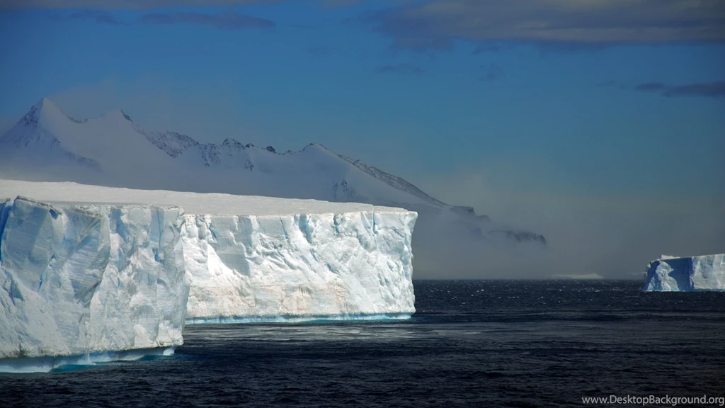 Download Wallpapers 3840x2160 Icebergs, Antarctica, White, Blocks ...