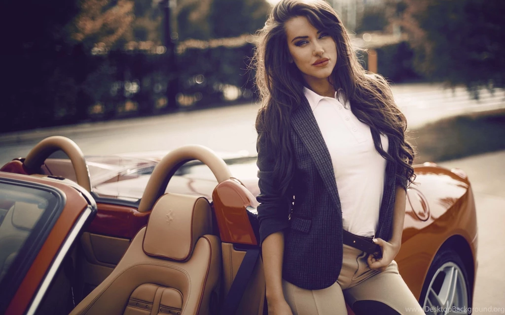 Ferrari F430 Lovely Model Girl HD Wallpapers   FreeWallsUp