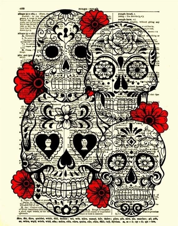 24. Sugar Skull Collage 29 Downright Awesome Sugar Skulls You're…