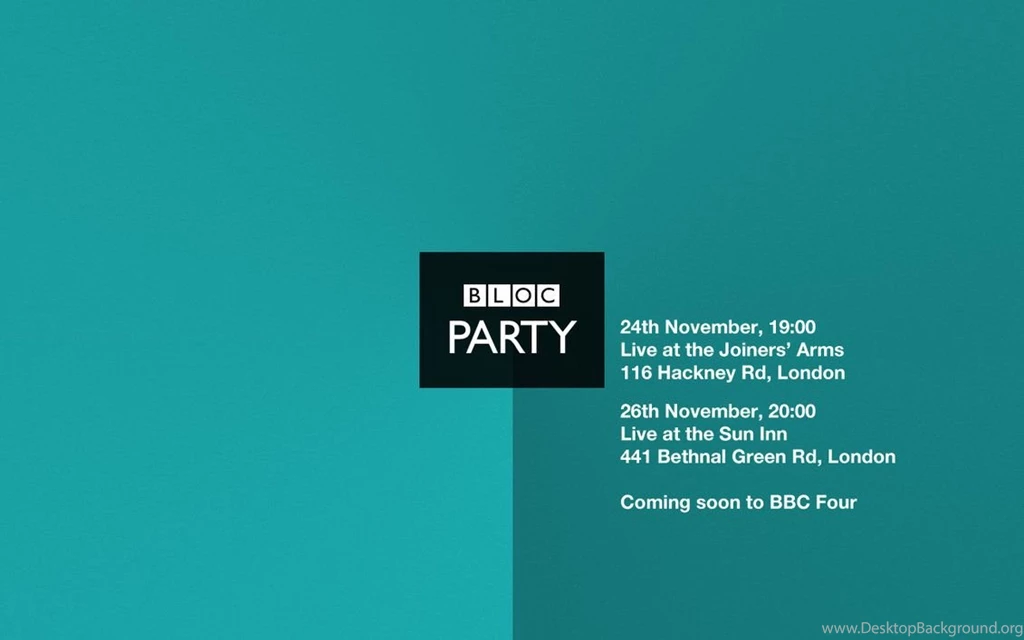 Bloc Party Poster ____BBC Four By ArcticTransfuse On DeviantArt