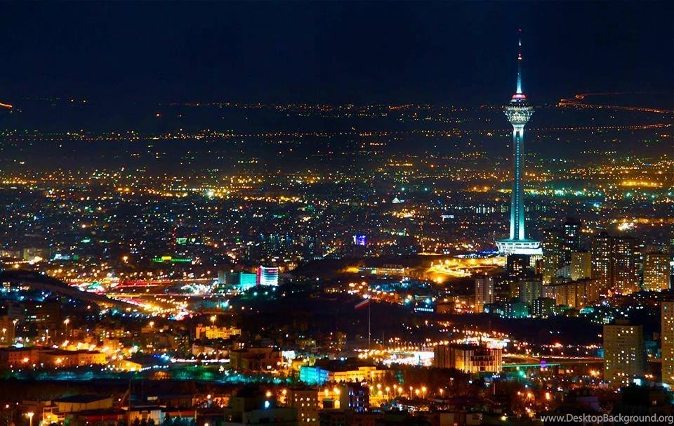 View Of Tehran At Night Time PARS.com