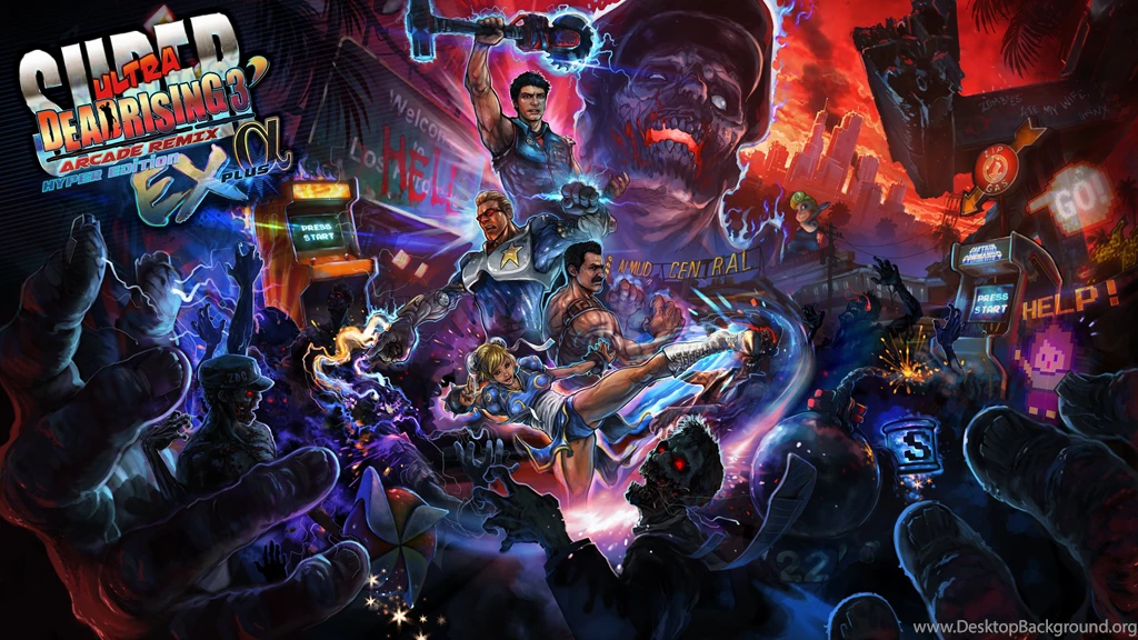 SUPER ULTRA DEAD RISING Action Arcade Remix Hyper Horror Wallpapers ...