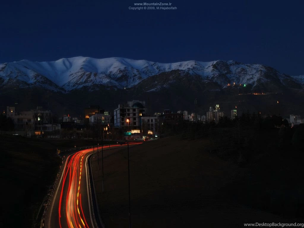 Free Wallpapers   Mt. Tochal In Vicinity Of Tehran Metropolis
