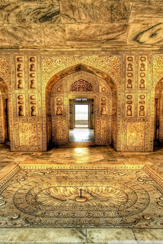 Akbar's Royal Bathing Chamber, Delhi, India HD Desktop Wallpapers ...