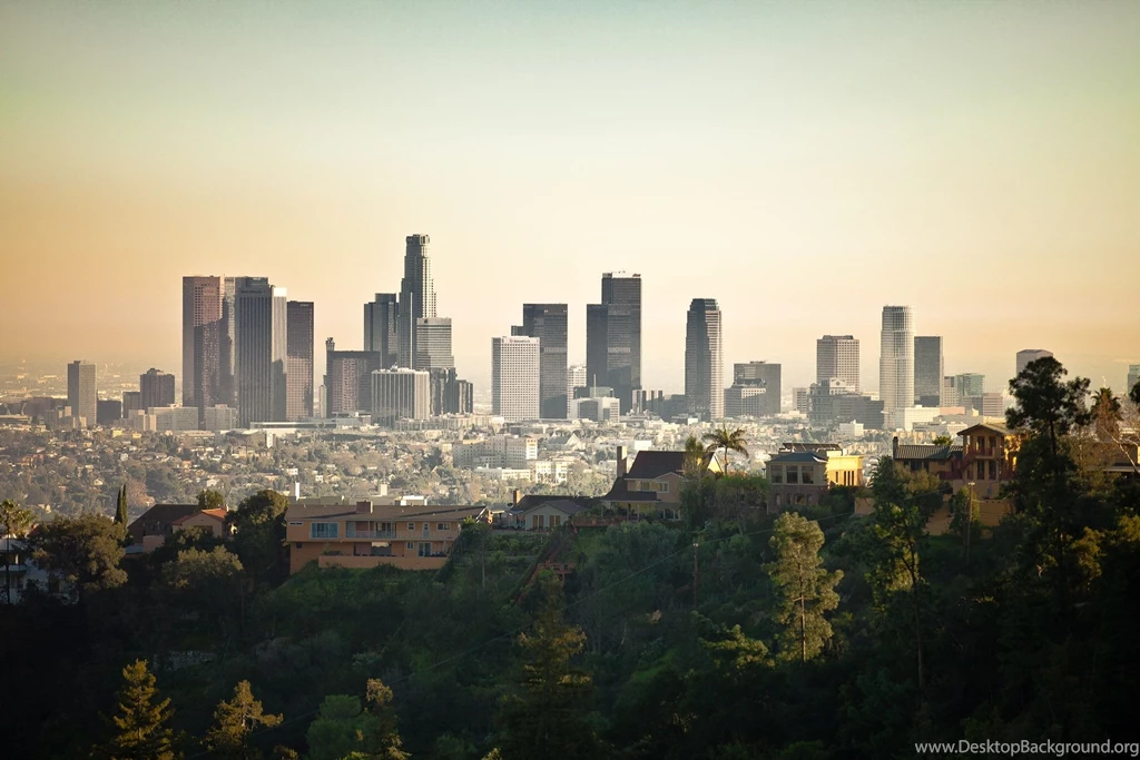 Los Angeles Skyline Android Homescreen By Gforce083 MyColorscreen
