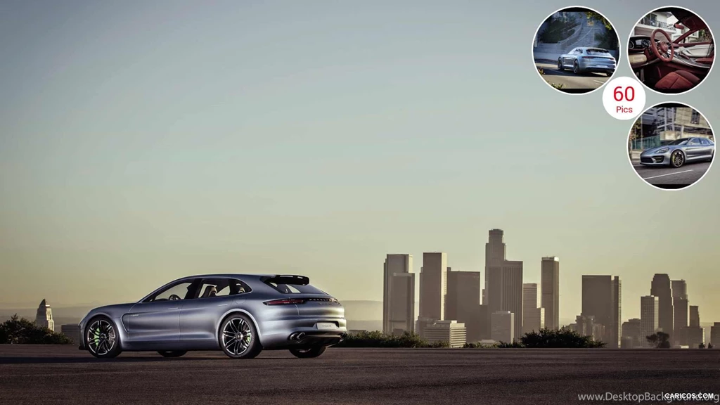 Porsche Panamera Sport Turismo Concept Los Angeles Skyline