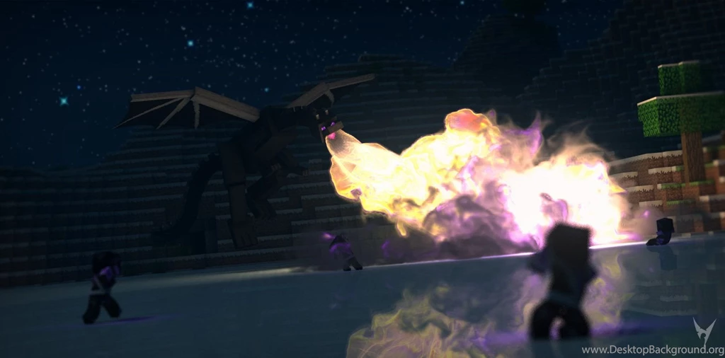 EnderDragon Fire Breathing Minecraft Wallpapers By Victim753 On ...
