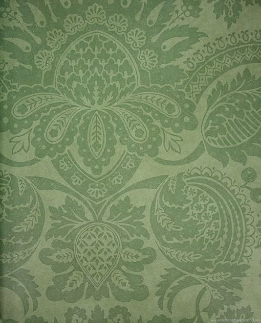 Green Damask Wallpapers
