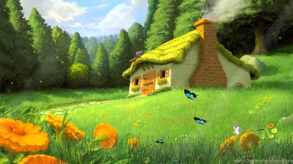 Tale Houses Animated Wallpapers Http://www.desktopanimated.com ...