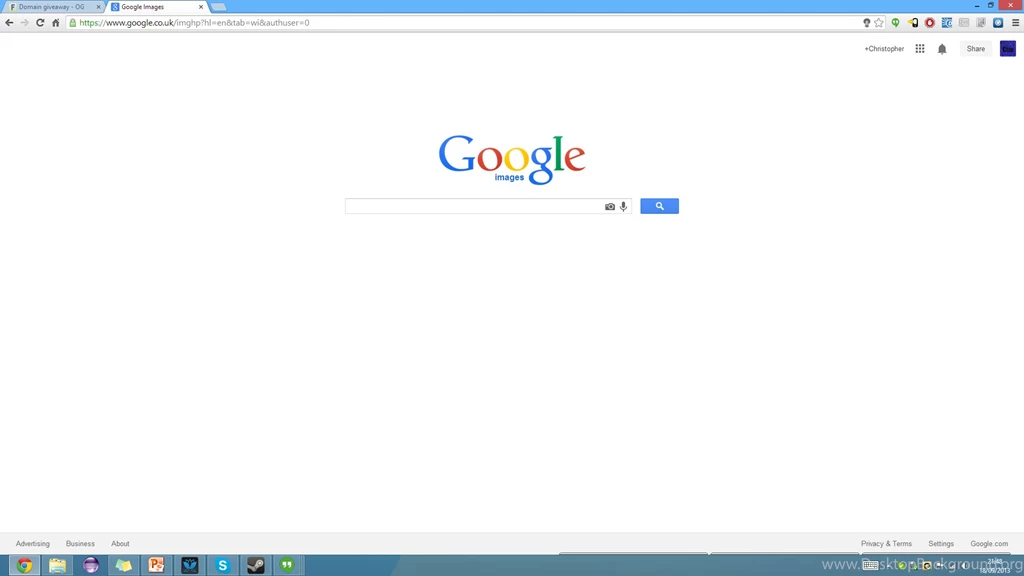 New Google Homepage