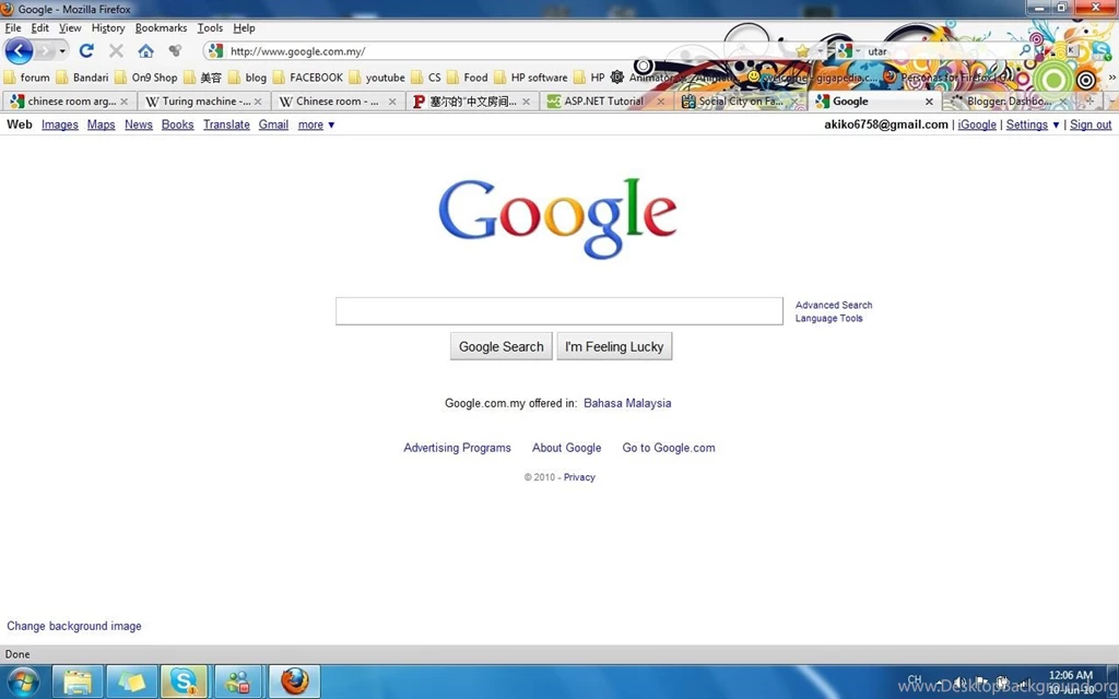 A Story Of ToMaTo: Google Backgrounds