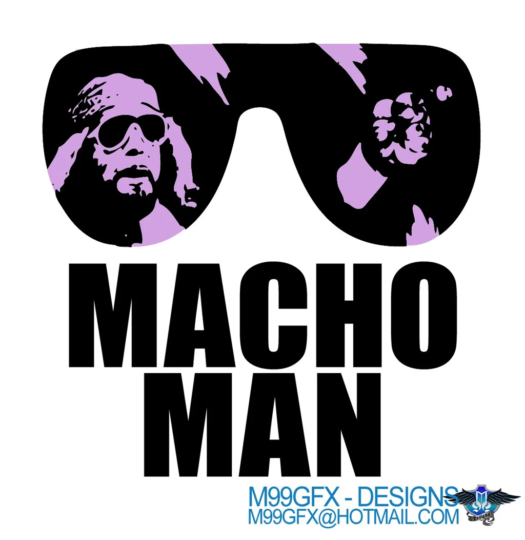 Macho Man Randy Savage 80's T Shirt Logo By M99GFX On DeviantArt
