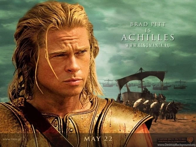 Download Wallpapers Brad Pitt Is Achilles (Troy). Desktop ...