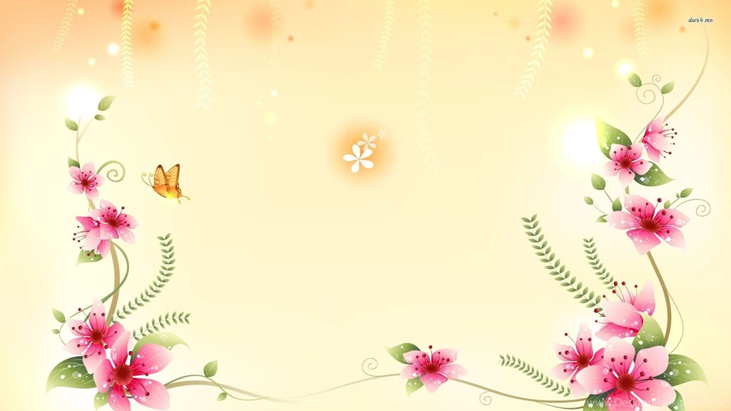 Butterfly And Flowers Wallpapers Digital Art Wallpapers