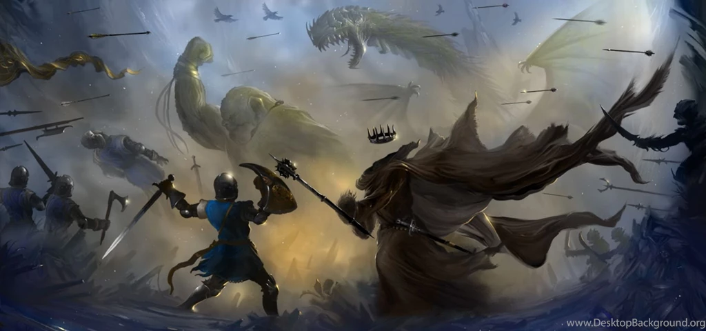 Let The Battle Commence With These Fantasy Battle Wallpapers ...