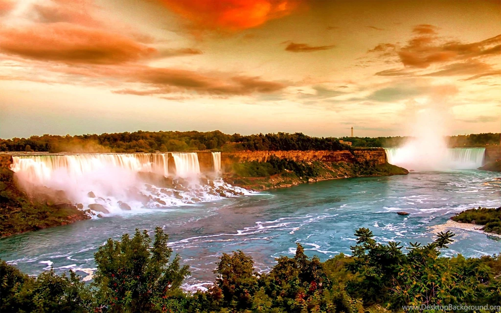 Usa New York City Niagara Falls Waterfalls Wallpapers ...