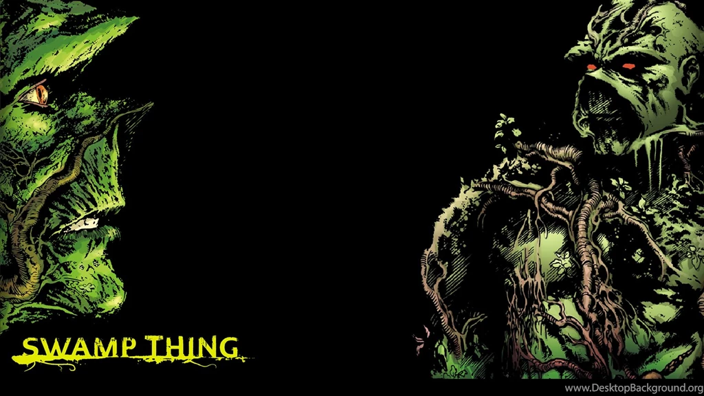 Made A Swamp Thing Wallpapers From The Covers Of The First Two Alan ...