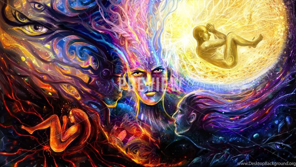 Are You The Dream Or Dreamer (digital Wallpaper)   Louis Dyer ...