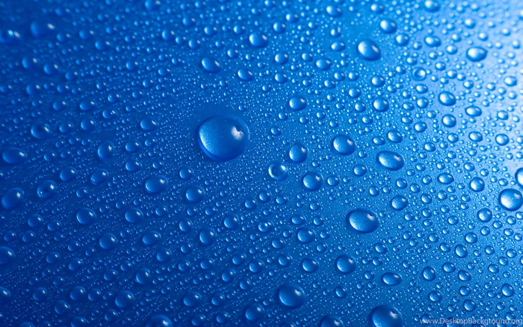 Water Blue Wet Water Drops Macro Condensation Wallpapers ...