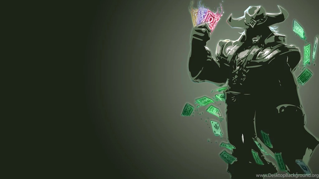 Twisted Fate Minimalistic Fan Art League Of Legends Wallpapers